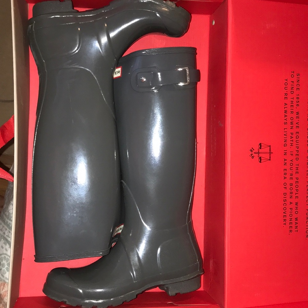 Hunter Tall Gloss Rainboots